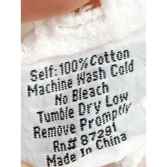 JW Johnny Was White Cotton Eyelet LSV Tunic Top M - Picture 7 of 8